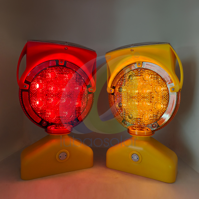 Night barricade warning light, road flare and road stud-LUBAO